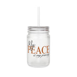 Drinkware - Mason Jar with Straw