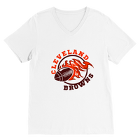 Cleveland Browns V-Neck T-Shirt