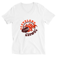 Cleveland Browns V-Neck T-Shirt