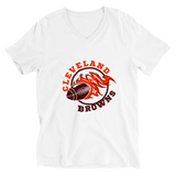 Cleveland Browns V-Neck T-Shirt