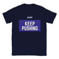 Gender Neutral "Keep Pushing" Crewneck T-shirt