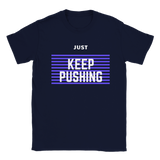 Gender Neutral "Keep Pushing" Crewneck T-shirt