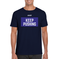 Gender Neutral "Keep Pushing" Crewneck T-shirt