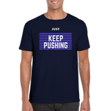 Gender Neutral "Keep Pushing" Crewneck T-shirt