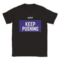 Gender Neutral "Keep Pushing" Crewneck T-shirt