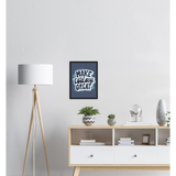 Matte Paper Wooden Framed Poster Artwork